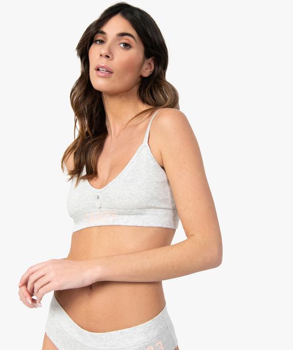 Brassière femme à fines bretelles – Camps United vue1 - CAMPS UNITED - GEMO