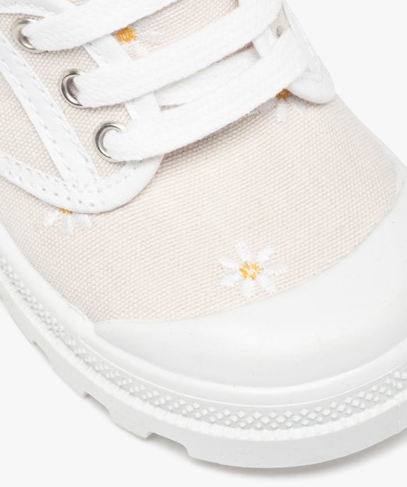 Baskets fille à semelle crantée dessus toile vue6 - GEMO (ENFANT) - GEMO