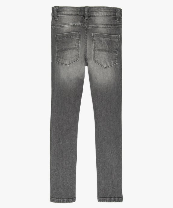 Jean garçon coupe slim à taille réglable vue3 - GEMO 4G GARCON - GEMO