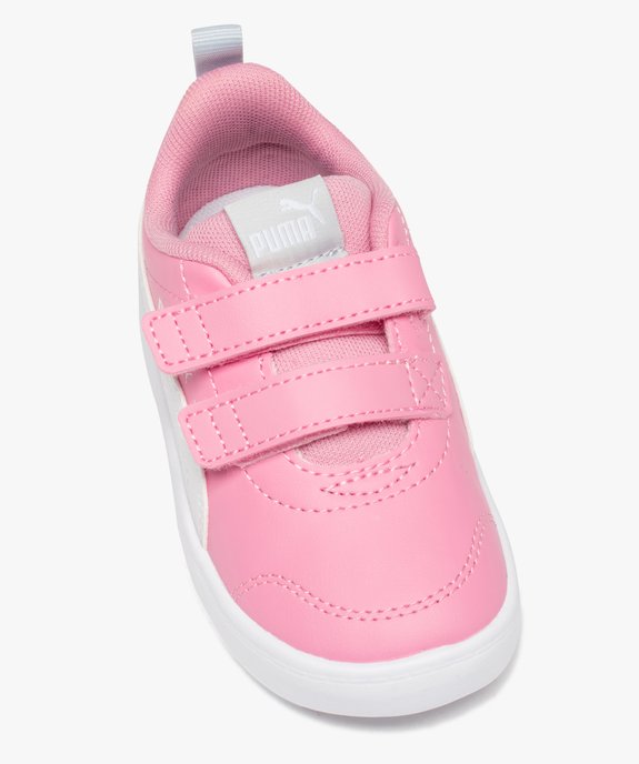 Baskets fille bicolores à scratchs – Puma Courtflex vue5 - PUMA - GEMO