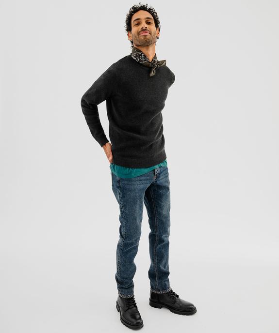 Tee-shirt manches courtes en coton uni homme vue5 - GEMO (HOMME) - GEMO