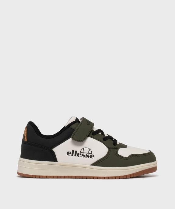 Baskets basses tricolores fermeture scratch garçon - Ellesse vue1 - ELLESSE - GEMO