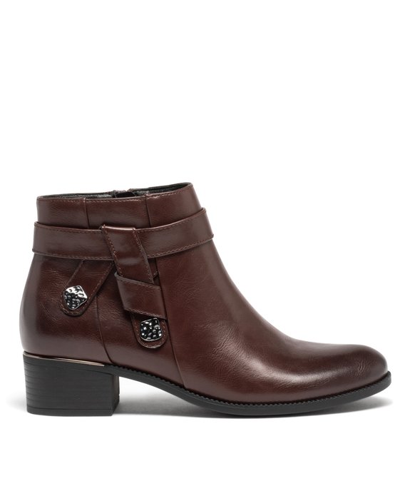 Boots à talon avec brides fantaisie sur le côté femme vue1 - GEMO (CASUAL) - GEMO