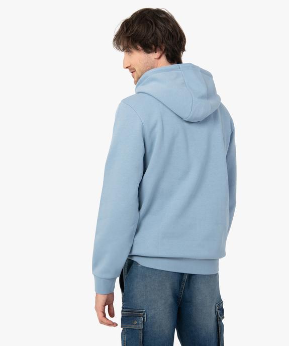 Sweat homme molletonné à capuche vue3 - GEMO (HOMME) - GEMO