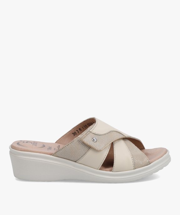 Mules femme confort dessus cuir - 5 Reflex Zones vue1 - 5 REFLEX ZONES - GEMO