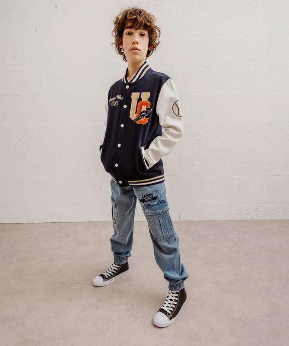 Blouson bicolore intérieur molletonné garçon - Camps United vue1 - CAMPS - GEMO