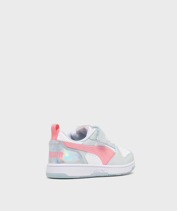 Baskets basses à empiècements irisés Rebound V6 Space Belle fille - Puma vue4 - PUMA - GEMO