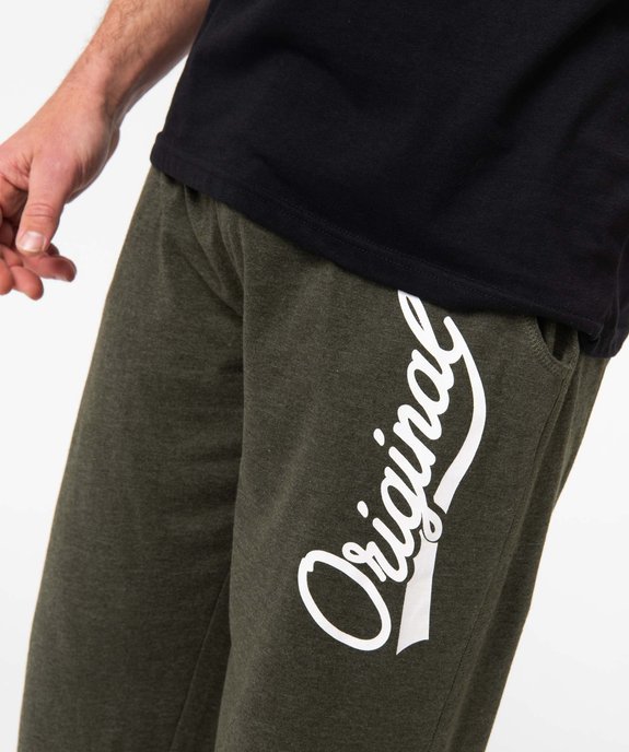 Pantalon de pyjama en jersey à taille élastique homme vue2 - GEMO(HOMWR HOM) - GEMO