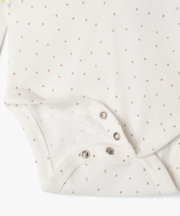 Ensemble de naissance 2 pièces salopette et body manches longues vue7 - GEMO 4G BEBE - GEMO