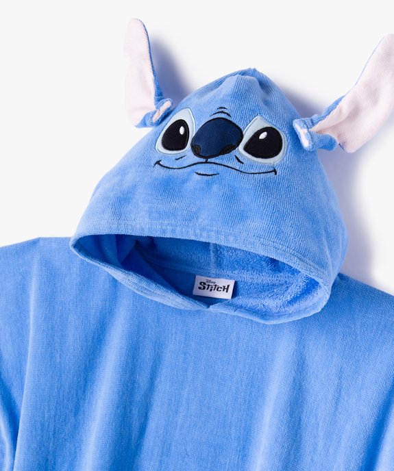 Cape de bain poncho à capuche avec oreilles amovibles enfant - Disney Stitch vue2 - LILO & STITCH - GEMO