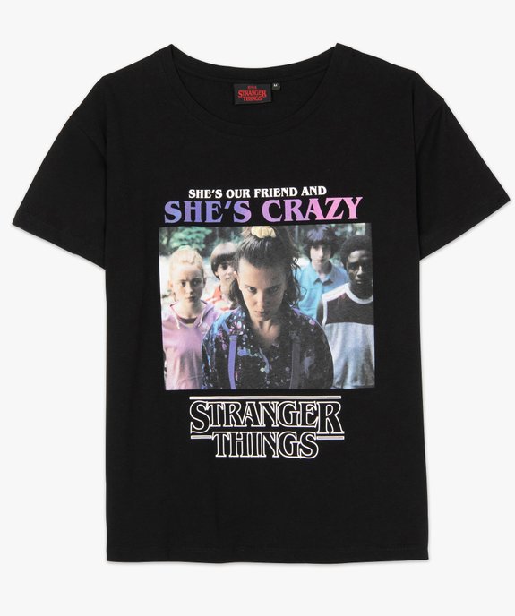 Tee-shirt femme avec motif photo – Stranger Things vue4 - STRANGER THINGS - GEMO