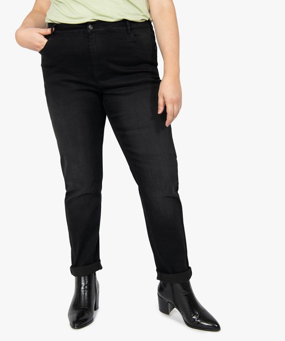 Jean femme grande taille Slim 5 poches taille normale vue1 - GEMO (G TAILLE) - GEMO