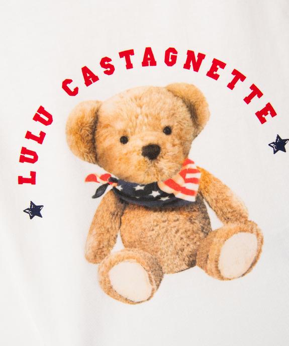 Tee-shirt manches longues imprimé ourson bébé garçon - LuluCastagnette vue2 - LULU CASTAGNETTE GEMO FOR GOOD - GEMO