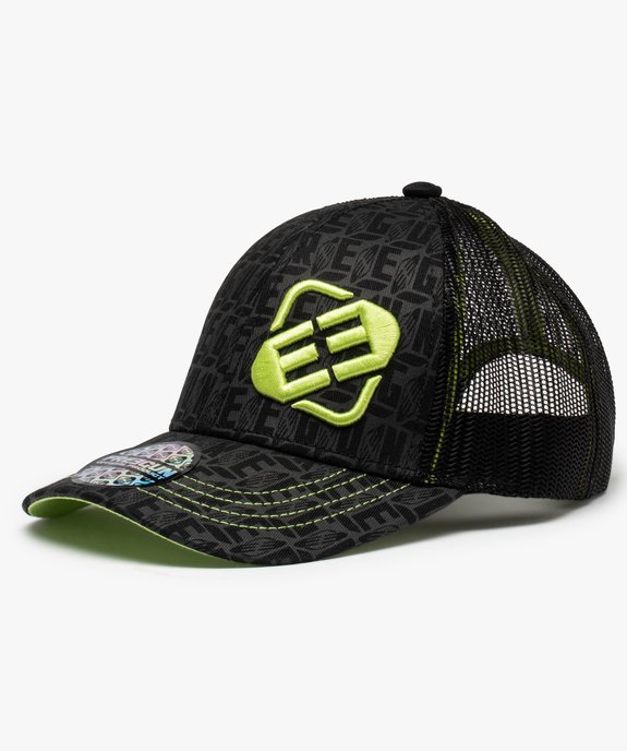 Casquette garçon trucker à filet avec détails fluo - Freegun vue1 - FREEGUN - GEMO