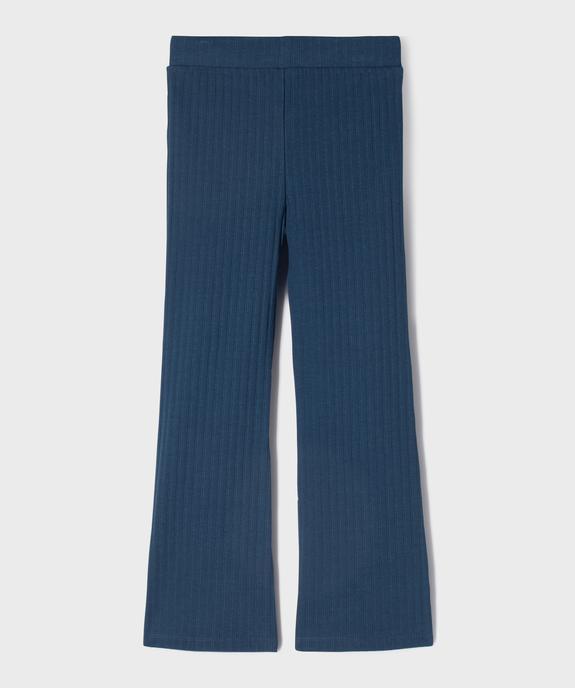 Leggings flare en maille côtelée fille vue3 - GEMO 4G FILLE - GEMO