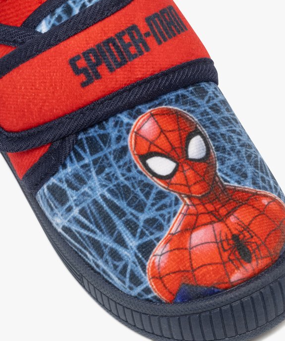 Chaussons garçon pantoufles à scratch - Spiderman vue6 - SPIDERMAN - GEMO