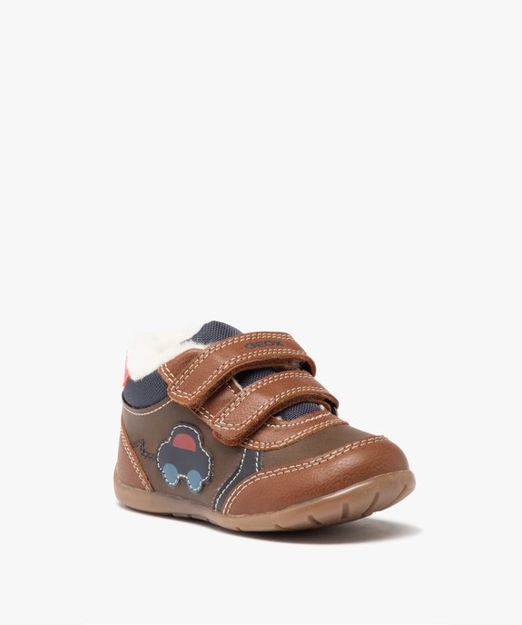 Chaussures premiers pas bébé garçon fourrées - Geox vue2 - GEOX - GEMO