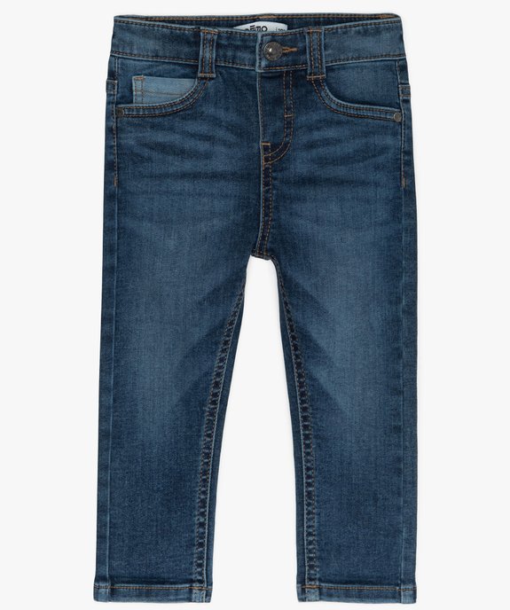 Jean coupe slim bébé garçon vue1 - GEMO 4G BEBE - GEMO