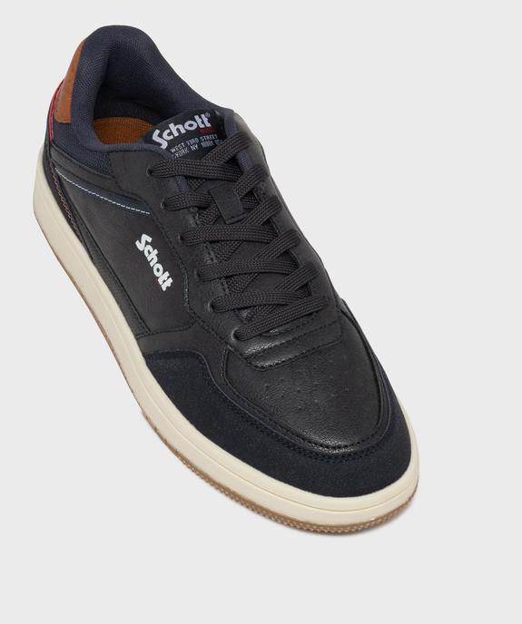 Tennis basses multimatières homme - Schott vue5 - SCHOTT - GEMO