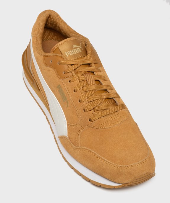 Baskets basses ST Runner V4 en cuir suédé homme - Puma vue5 - PUMA - GEMO