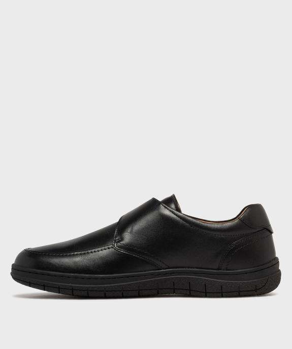Derbies à scratch en cuir homme - Pierre Cardin vue3 - PIERRE CARDIN CONFORT - GEMO