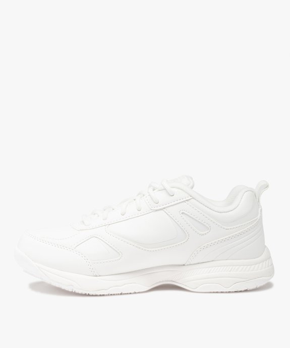 Baskets femme unies à semelle antidérapante - Skechers vue3 - SKECHERS - GEMO