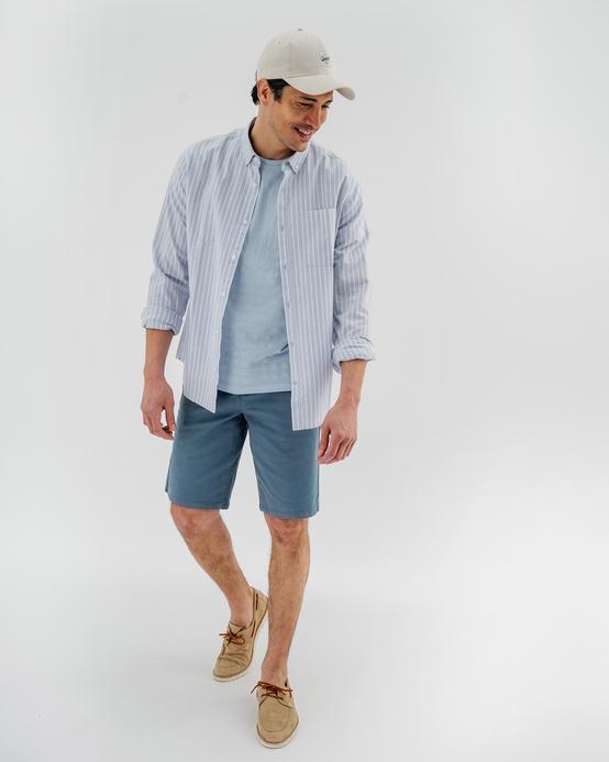 Bermuda chino coupe regular en coton stretch homme vue4 - GEMO 4G HOMME - GEMO