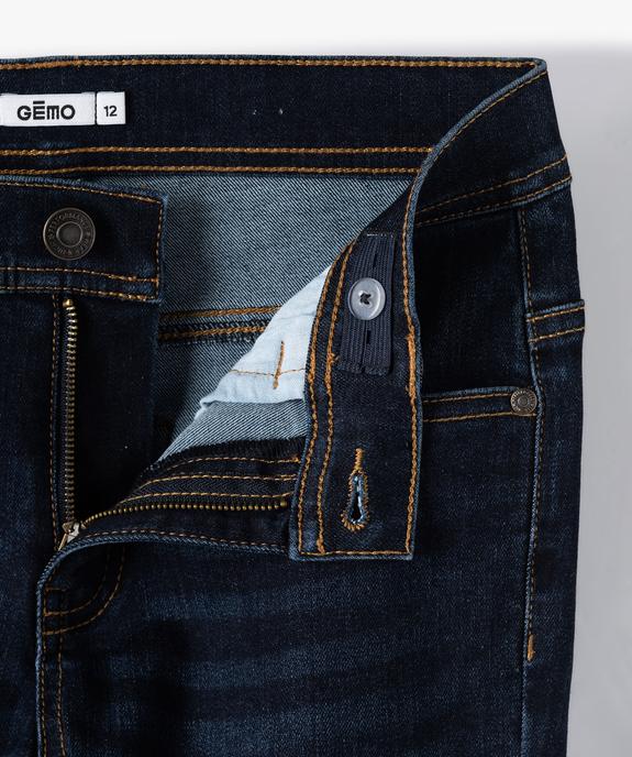 Jean coupe Slim 5 poches garçon vue3 - GEMO 4G GARCON - GEMO