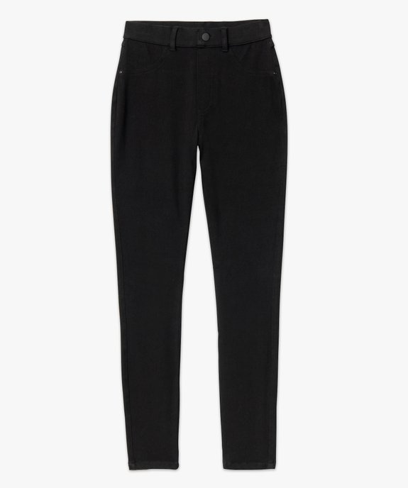 Jegging taille haute uni femme vue4 - GEMO 4G FEMME - GEMO