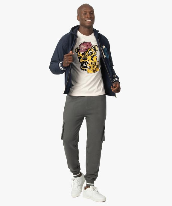 Sweat homme zippé à capuche – Camps United vue5 - CAMPS UNITED - GEMO