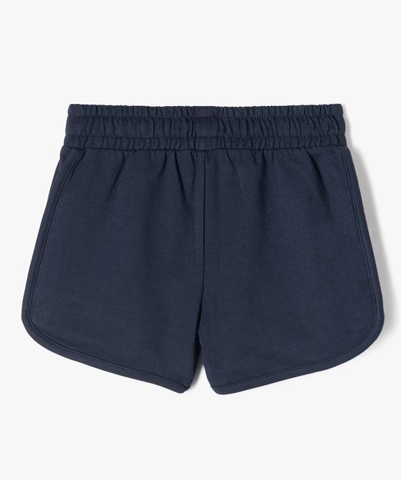 Short en maille avec taille élastiquée fille vue3 - GEMO 4G FILLE - GEMO