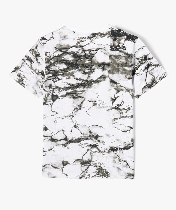 Tee-shirt à manches courtes avec motifs garçon vue3 - GEMO 4G GARCON - GEMO