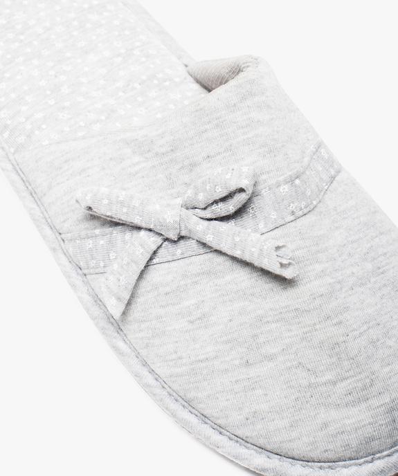 Mules en jersey motif étoiles vue6 - GEMO(HOMWR FEM) - GEMO