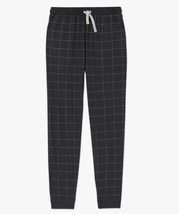 Pantalon de pyjama en jersey à taille élastique homme vue8 - GEMO(HOMWR HOM) - GEMO