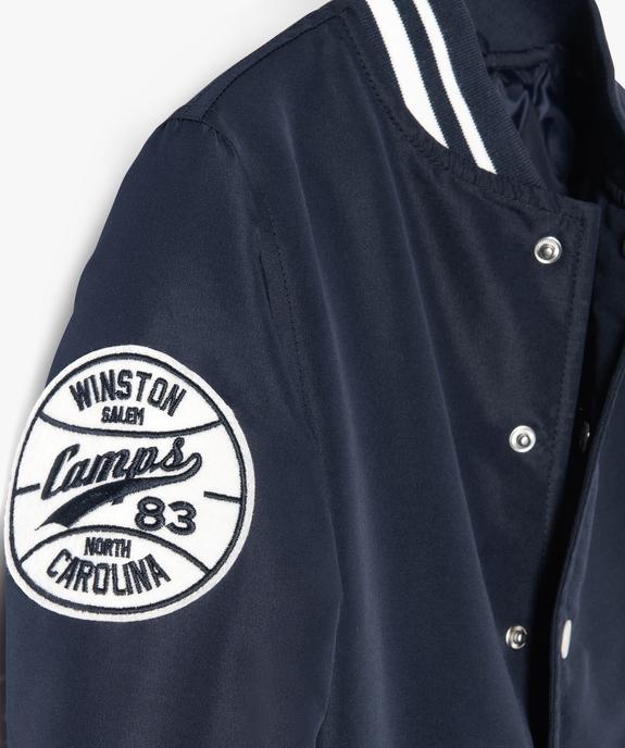 Blouson matelassé avec broderie dans le dos garçon - Camps United vue4 - CAMPS - GEMO