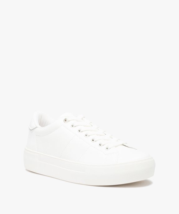 Tennis femme unies à lacets – Ellesse Virgin vue2 - ELLESSE - GEMO