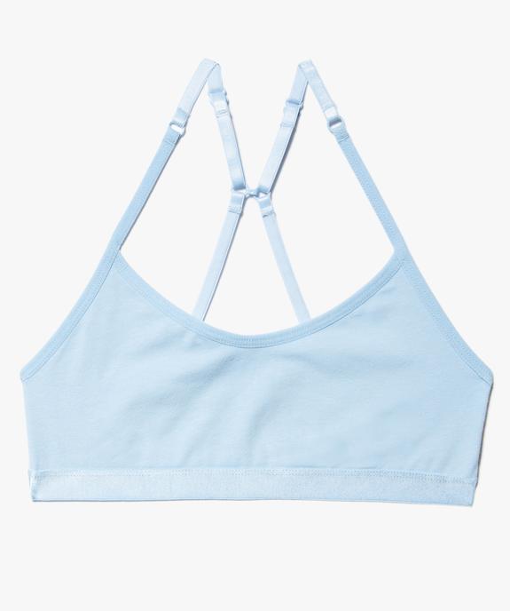 Brassière fille à fines bretelles multipositions  vue1 - GEMO 4G FILLE - GEMO