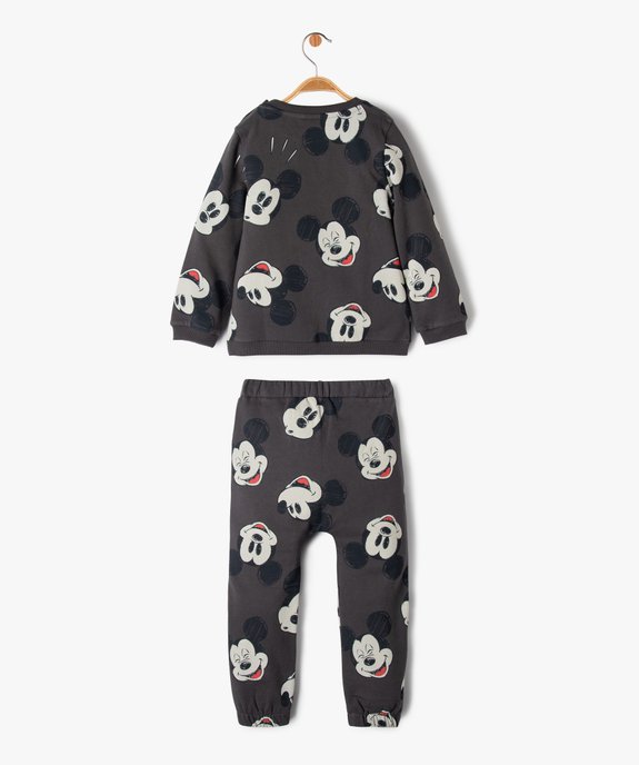 Ensemble 2 pièces sweat + jogging Mickey bébé garçon - Disney Baby vue3 - DISNEY BABY - GEMO