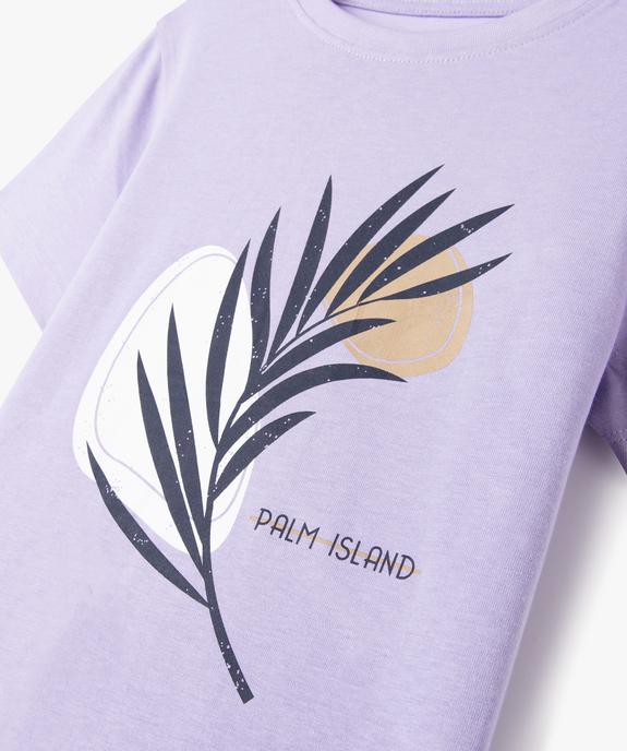 T-shirt manches courtes imprimé garçon vue3 - GEMO 4G GARCON - GEMO