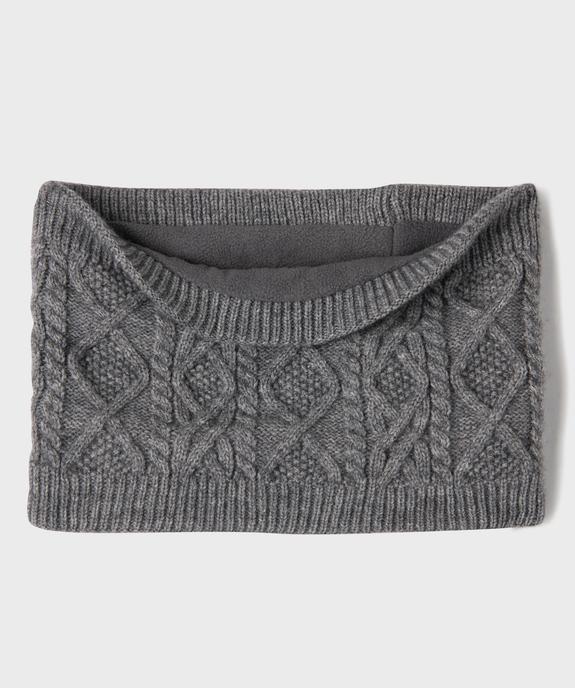 Echarpe tour de cou doublé polaire garçon - GEMO (ENFANT) Echarpe tour de cou doublé polaire garçon vue1 - GEMO (ENFANT) - GEMO