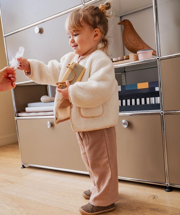 Veste en sherpa bébé fille vue7 - GEMO(BEBE DEBT) - GEMO