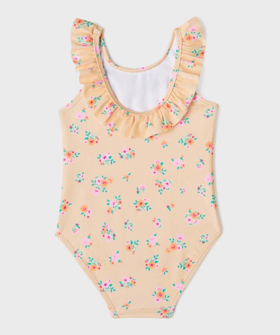 Maillot de bain une pièce à motifs fleuris bébé fille vue3 - GEMO(BEBE DEBT) - GEMO
