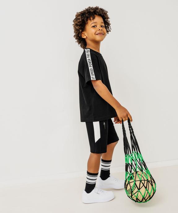 Tee-shirt manches courtes spécial sport garçon vue5 - GEMO 4G GARCON - GEMO