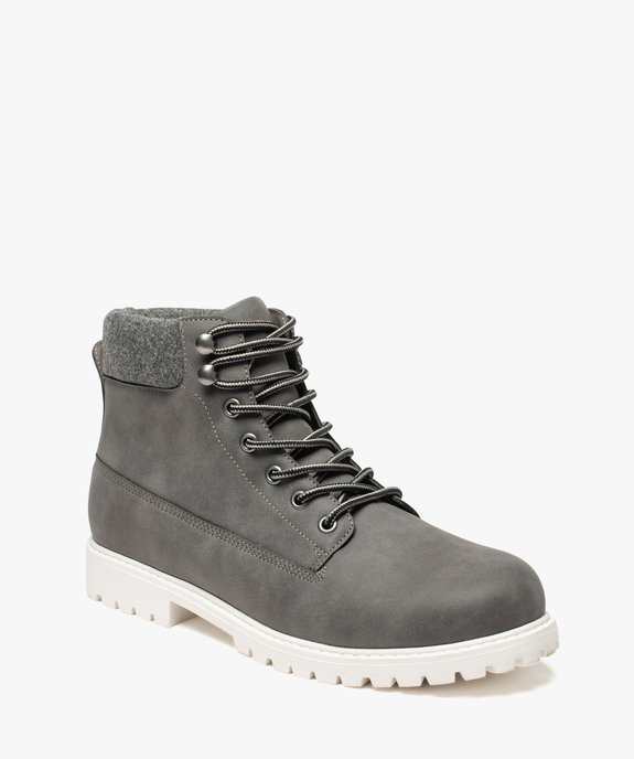 Chaussures montantes Homme à semelle crantée - Les Supaires vue2 - GEMO (CASUAL) - GEMO