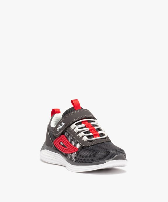 Baskets de sport à scratch garçon - Fila vue2 - FILA - GEMO