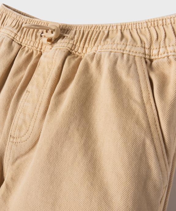 Pantalon parachute à taille élastiquée garçon vue2 - GEMO (ENFANT) - GEMO