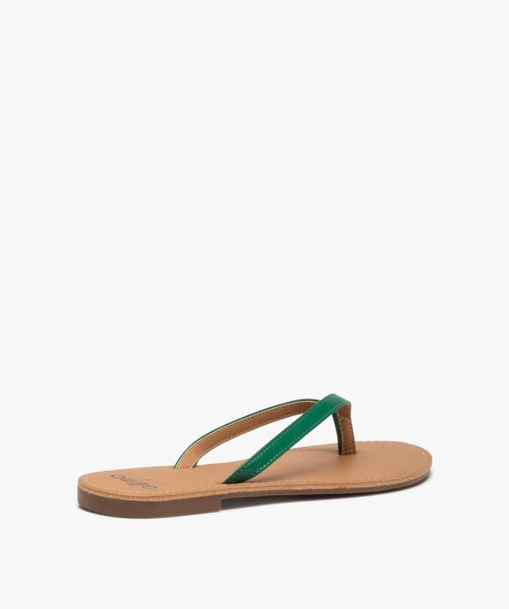 Tongs femme à petit talon plat et lanières fines - Valentina Baldano vue4 - VALENTINA BALDA - GEMO