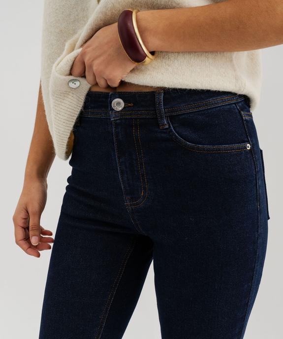Jean bootcut en denim stretch à taille normale femme vue2 - GEMO 4G FEMME - GEMO