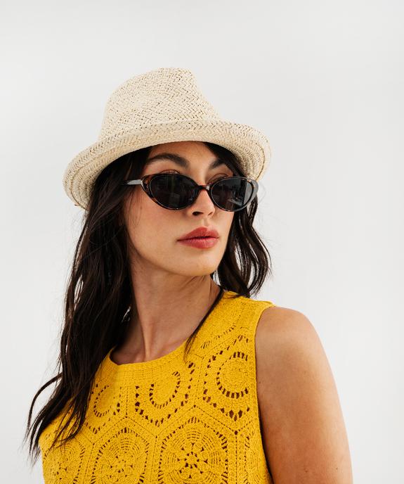 Pull sans manches en maille ajourée femme vue2 - GEMO(FEMME PAP) - GEMO