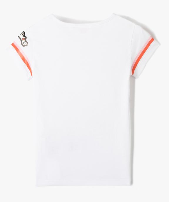 Tee-shirt fille avec motif et sequins brodés - Miraculous vue3 - MIRACULOUS - GEMO
